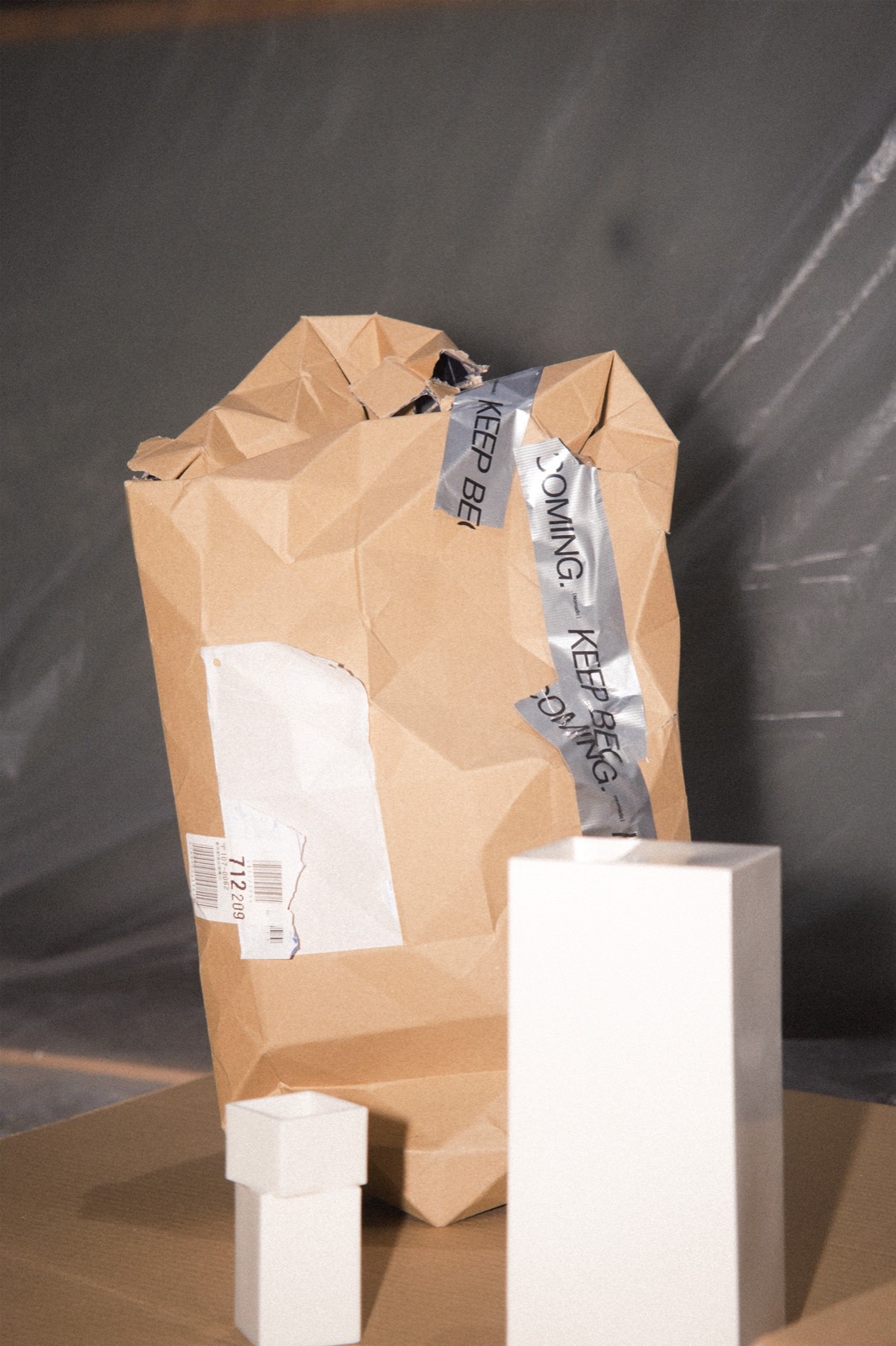 Light-Paper booklet laid flat